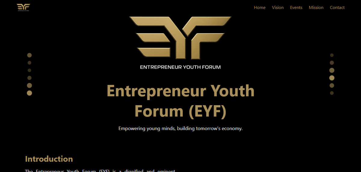 Entrepreneur Youth Forum