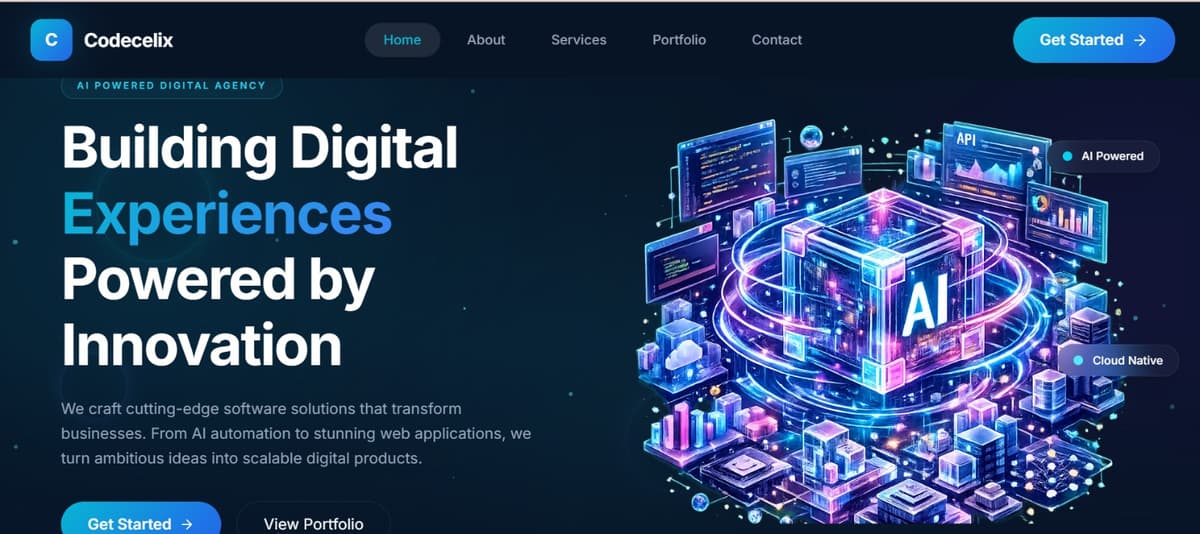 Modern Animated Business Website